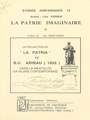 cover image of La patrie imaginaire